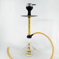 Chicha à double tuyau jaune grande taille prête à être expédiée
