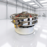Edelstahl-Vibrationssiebmaschine für Pulver, Granulat und Pellets Industrielle Sortieranlage Direkt ab Werk