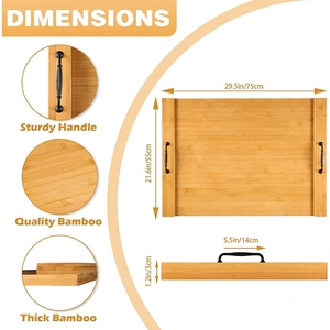 Couvercle supérieur de poêle en bambou en bois, planche à découper couvercle supérieur de poêle panneau de nouilles brûleur de poêle couvertures de gaz - Product Image 4