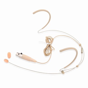 Mini XLR 3 Pin Beige Headset <strong>Microphone</strong> for AKG <strong>Samson</strong> Transmitter System - Product Image 1