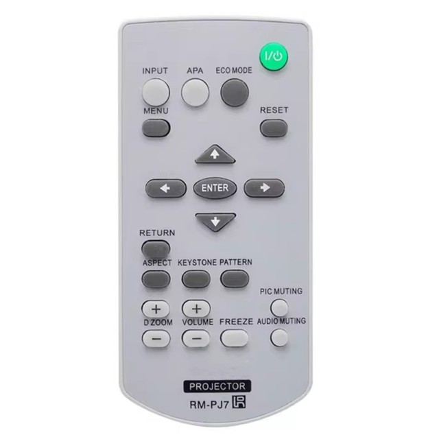 RM-PJ6 RM-PJ7 RM-PJ8 Remote Control for Sony Projectors VPL-EX7 VPL-ES1 VPL-ES2 VPL-ES4 VPL-CX70 VPL-CX71 VPL-CX80