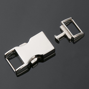 Metal Side Release Buckle 10mm Silver Durable For Bags Backpacks <b>Webbing</b> Hardware Accessories - Product Image 3