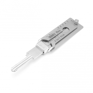 SS001 Pro SS002 Pro 2-in-1 Lock Pick Tool Stainless Steel Silver Universal Key Extractor for Door <b>Padlock</b> Repair - Product Image 2