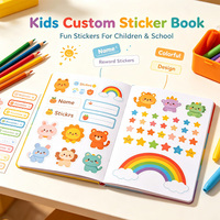 Etiqueta Adhesiva Personalizada para Libro de Pegatinas, Etiqueta Impermeable para Embalaje, Etiqueta Cosmética, Etiqueta con Código QR con su Propio Logotipo, Etiqueta Adhesiva Personalizada