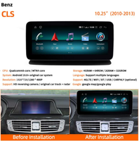 Système multimédia automobile sans fil CarPlay Android Auto WiFi avec écran 10,25 pouces pour Mercedes CLS Android Autoradio