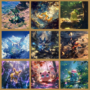 Offre Spéciale : Coffret Mystère Premium <span class=keywords><strong>Pokémon</strong></span> World Art Board Extended Art, Boîte de Boosters <span class=keywords><strong>Pokémon</strong></span> Mega Dream, Jeux de Cartes en Papier Coloré - Product Image 6
