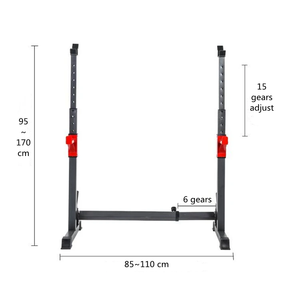 TOPTONS Équipement de musculation professionnel pour la maison : Rack de squat semi-professionnel avec barre de traction et machine d'entraînement de force réglable - Product Image 2