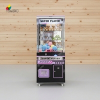 Promotion Machine à griffes à monnayeur, attrape-neons, avec cabinet métallique, pour attraper cadeaux et jouets, machine de jeu d'arcade