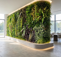 Mur végétal artificiel en plastique, design arbre vert, pour décoration murale suspendue du Nouvel An chinois, de la remise des diplômes et de Thanksgiving, pour la maison