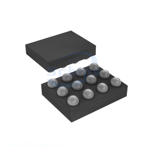 ชิ้นส่วนอิเล็กทรอนิกส์ BOM IC สำหรับการจัดการพลังงาน (PMIC) รุ่น MAX20314EWC+ 12 WFBGA, WLBGA IC สวิตช์ควบคุมกระแสไฟฟ้า 5% 12WLP มีสินค้าในสต็อก - Product Image 1