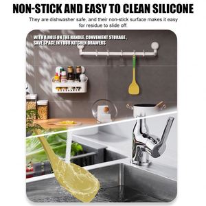 Utensilios de Cocina de Diseño Nórdico, Herramientas para Hornear, Utensilios de Cocina Antiadherentes Resistentes al Calor, Espátula de Silicona para Mantequilla - Product Image 5