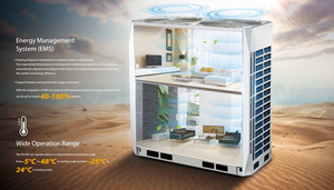 Système VRV VRF à prix compétitif, unité intérieure et extérieure, climatisation centrale - Product Image 3