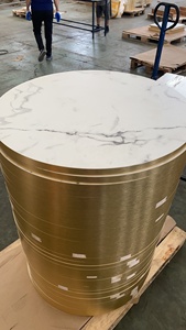 Lifepursue MDF Melamine bàn ăn quả óc chó Màu MILANO bệ - Product Image 4