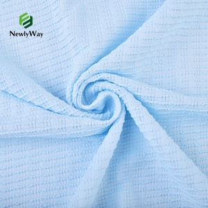 Spandex Knit 4 way Stretch Crinkle <span class=keywords><strong>Crepe</strong></span> plisado <span class=keywords><strong>Comprar</strong></span> vestido de mujer Material de <span class=keywords><strong>tela</strong></span> para faldas de moda Ropa - Product Image 5