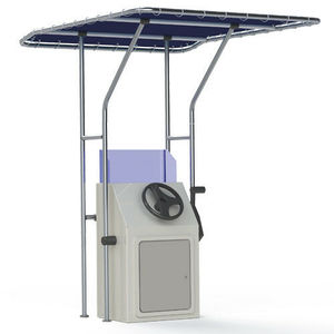T-Top per <span class=keywords><strong>Barca</strong></span> in Tubo di Alluminio 68''*48'' per Grandi Imbarcazioni Copertura per Console Centrale Standard (Console Centrale Non Inclusa) - Product Image 1
