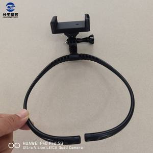 Soporte de Cuello para Cámara GoPro, de Silicona y Metal, para Bicicleta, Soporte para Transmisión en Vivo con Teléfono Móvil, Dropshipping Disponible para GoPro - Product Image 1