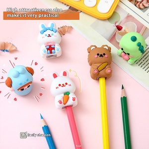 Sacapuntas Manual Mini de Dibujos Animados, Portátil y Bonito para Estudiantes de Primaria - Product Image 3