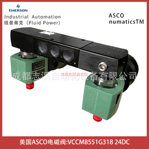Vanne solénoïde Asco Vccm8551g318 24V DC pour gaz, port 1/2 pouce, température normale - Product Image 4