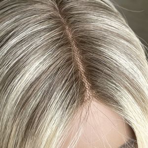 Ready to Ship Wholesale Unprocessed Human Hair <b>Wigs</b> Raw European Virgin Hair HD Pre Plucked Balayage Blonde Full Lace Front <b>Wigs</b> - Product Image 2