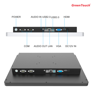 Tocco verde 17 pollici 1280x1024 open frame <span class=keywords><strong>Touch</strong></span> monitor industriale computer tutto in uno pc con sistema X86 per le imprese - Product Image 2