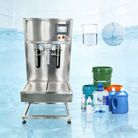 Laveuse semi-automatique motorisée 10025kg à double buse haute précision pour huiles comestibles, liquides de lavage et huiles lubrifiantes de qualité alimentaire