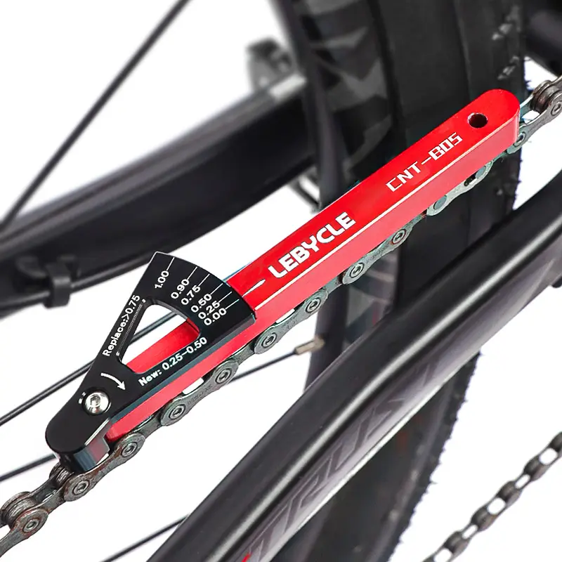 Lebycle MTB Aluminum Alloy Cycling Chain Wear Indicator Bicycle Chain Wear Indicator Tool Bike Chain Checker