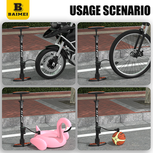 BAIMEI meilleure qualité accessoires vélo <span class=keywords><strong>pompe</strong></span> à air/aluminium mode Mini bande pompes à vélo/portable Cycle <span class=keywords><strong>pompe</strong></span> au sol pour pneus de vélo - Product Image 6