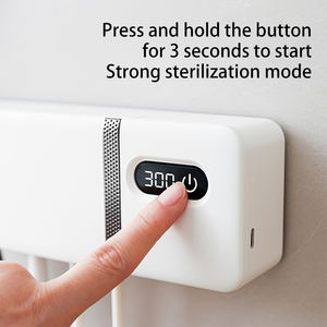 Esterilizador Portátil Recargable con Luz LED UV-C para Cepillos de Dientes, Soporte con Tasa de Esterilización del 99.9% para Cepillos de Dientes, Maquinillas de Afeitar y Plásticos - Product Image 4