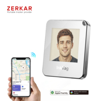 Traceur intelligent E-Ink, localisateur de clés, photo personnalisée, anti-perte, silicone étanche, contrôle par application, positionnement UWB pour voitures