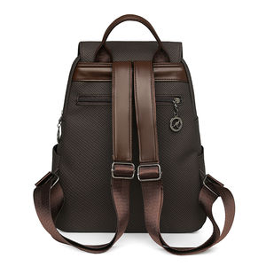 Sac à dos étudiant étanche et durable de haute qualité Sac en cuir PU Sac à dos femme - Product Image 5