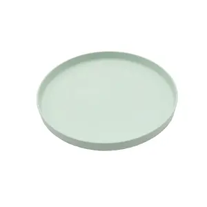 Eco friendly Biodegradable PLA bamboo baby plate reusable bamboo plate kids