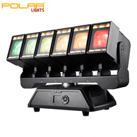 Polarlights LED 6PCS X60W Beam Wash avec barres de pixels LED et têtes mobiles Beam Wash pour spectacles et événements