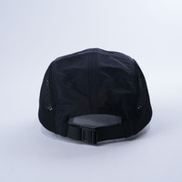 Casquette de camping-car personnalisée à 5 panneaux Casquette à bord incurvé en nylon respirant Casquettes de camionneur de camp non structurées Casquettes de baseball pour hommes