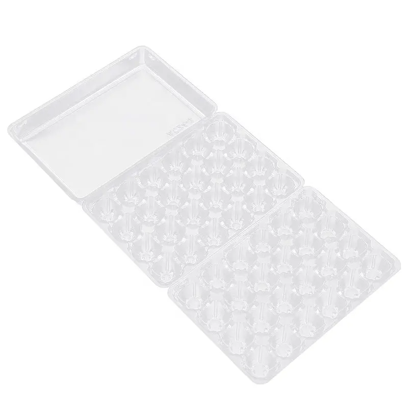 Umwelt freundliches PET-PVC-PP-Material 24 Packungen Transparente Kunststoff-Aufbewahrung sbox für die tägliche Aufbewahrung zu Hause mit 3 Schichten