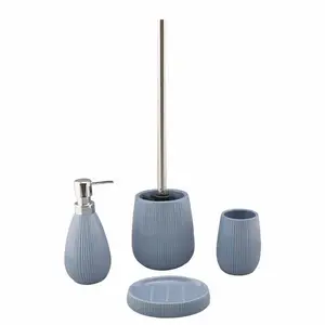 Home luxury durable bathroom set customized fast delivery wholesale carve surface bathroom accessories