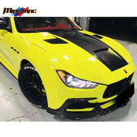 Cubierta de motor de capó de fibra de carbono GTS de alta calidad para Maserati Ghibli 2014 +