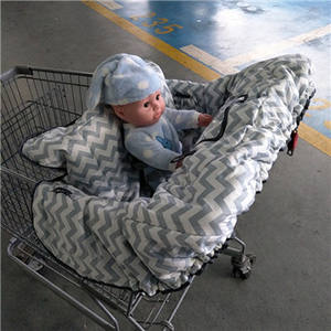 ポータブルベビーショッピングカートシートカバーハイチェアカバー赤ちゃん用 - Product Image 4