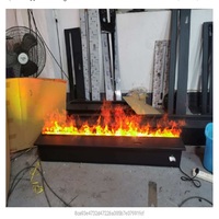 2025 haute qualité 3D cheminée à vapeur d'eau LED flamme 1500W moderne intérieur ménage hôtel utiliser français langue intégrée