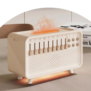 Diffuseur tout-en-un Veilleuse de sommeil à <span class=keywords><strong>bruit</strong></span> blanc Haut-parleur Bluetooth lumineux 8 jeux de <span class=keywords><strong>d</strong></span>ésodorisants naturels <span class=keywords><strong>sans</strong></span> son - Product Image 2