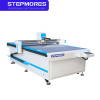 Mesin Pemotong Pisau Osilasi dengan Meja Pengumpan Otomatis Servo Motor CNC dan Meja Vakum untuk Kulit, PTFE, EVA, Karton