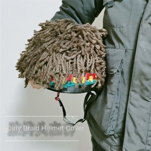 Personnalisable drôle tactique Sports de plein air et équipement de divertissement personnalisable Cosplay bandeau perruque indien <span class=keywords><strong>Dreadlocks</strong></span> casque - Product Image 4