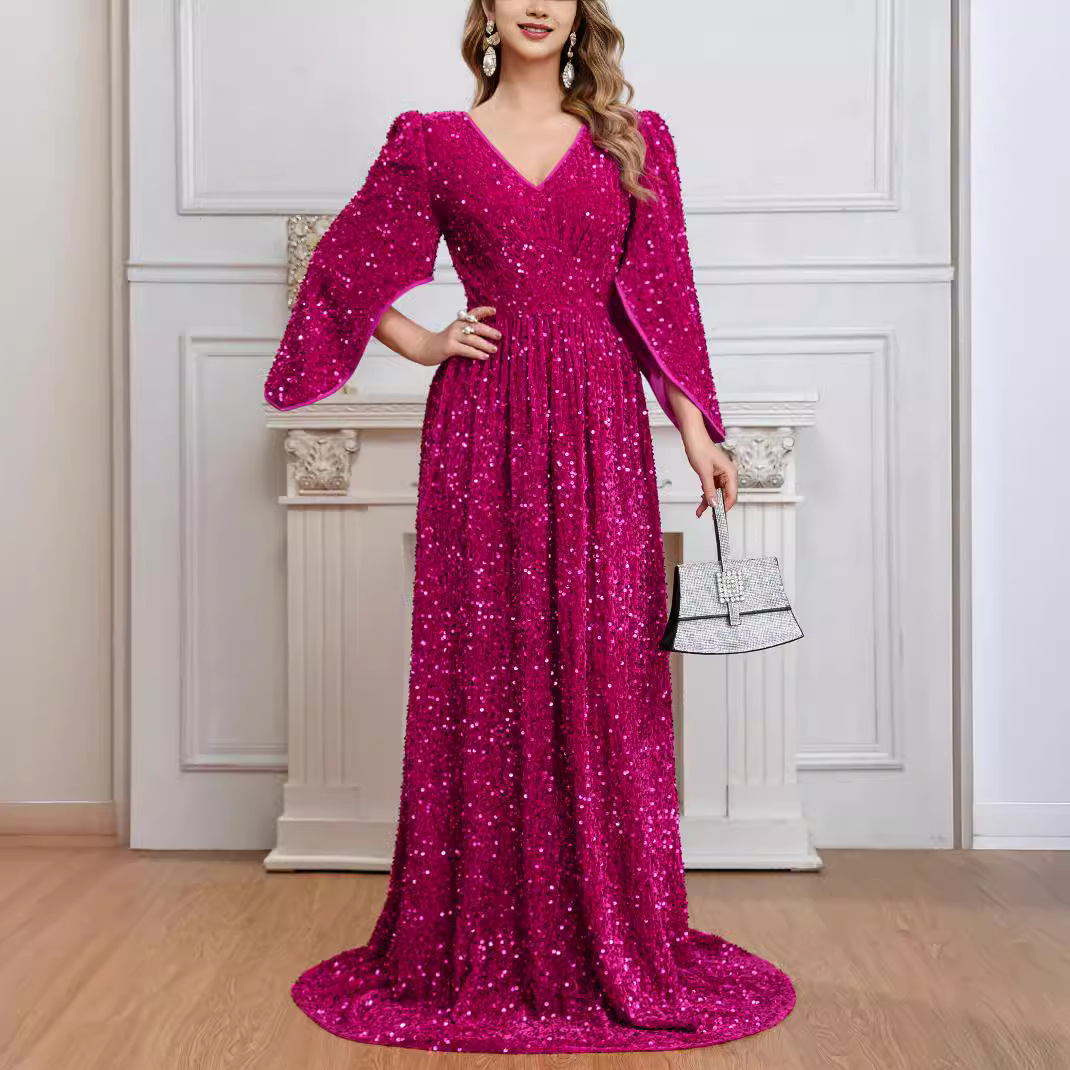 runway sequin dress Caught the light before it caught me. , This crystal grid dress moved with every step on the runway rose gold shimmer, barely-there straps, and a plunge that meant business. Some pieces you wear,