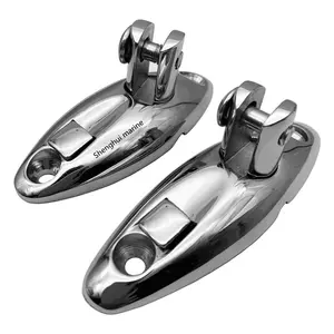 Boat Bimini Swivel Mount Quick Release Accon Deck Hinge Stainless Steel Deck Side Mount Marine Hardware