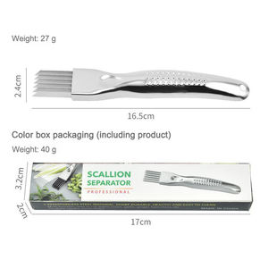 Hachoir à oignons manuel <span class=keywords><strong>en</strong></span> <span class=keywords><strong>fleurs</strong></span> Déchiqueteurs <span class=keywords><strong>de</strong></span> <span class=keywords><strong>légumes</strong></span> Trancheuse Coupe-oignons <span class=keywords><strong>en</strong></span> acier inoxydable pour la cuisine - Product Image 6