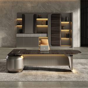 2025 alta tecnologia di lusso <span class=keywords><strong>Executive</strong></span> mobili da ufficio moderni a forma di L sedia da scrivania per CEO per uso domestico o ospedaliero certificata - Product Image 2