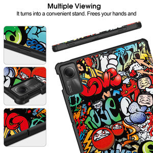 Funda rígida delgada para tableta inteligente <span class=keywords><strong>Xiaomi</strong></span> Redmi Pad SE de <span class=keywords><strong>11</strong></span> pulgadas 2023 con soporte triple - Product Image 5