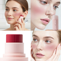Stick de Maquillage Multi-usages Personnalisable : Crème Hydratante, Blush, Contouring Lisse, Illuminateur – Format Voyage Lumineux