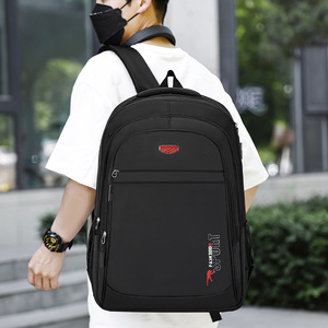 Laptop <b>Backpack</b> For Men 15-16 Inch Large Capacity Business Travel <b>Backpack</b> With Laptop Compartment Solid Color Spring 2024 - Product Image 3