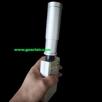 Mini Encendedor Láser de Bolsillo de 80W para Bricolaje con Batería 3S de 1800mAh, Lente 10X y 45 ° Protector Contra Sobrecalentamiento