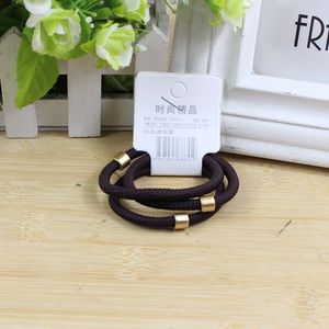 Coletero de tela elástica para el cabello, uso diario, paquete de 3 piezas, alta elasticidad, tejido sin costuras - Product Image 2